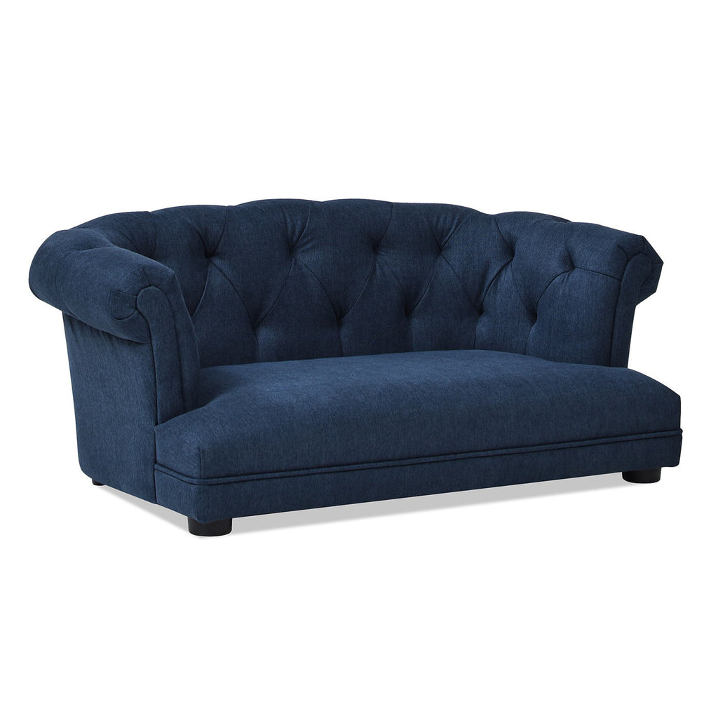 Chesterfield Dog Sofa Bed with High-Performance Upholstery - Medium