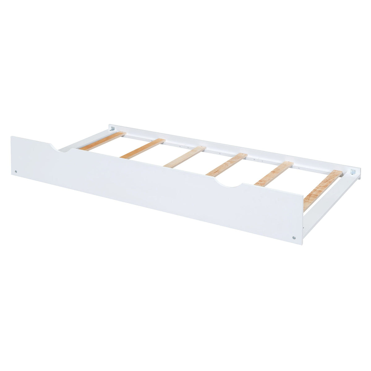 White House Bed with Trundle - Solid Pine, Full or Twin