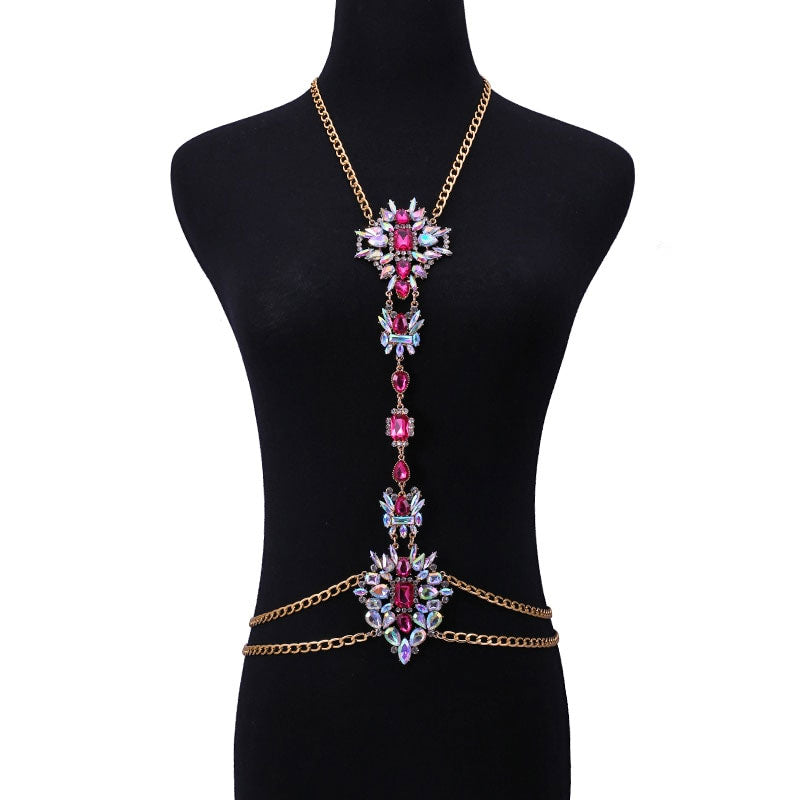 Crystal Statement Body Chain