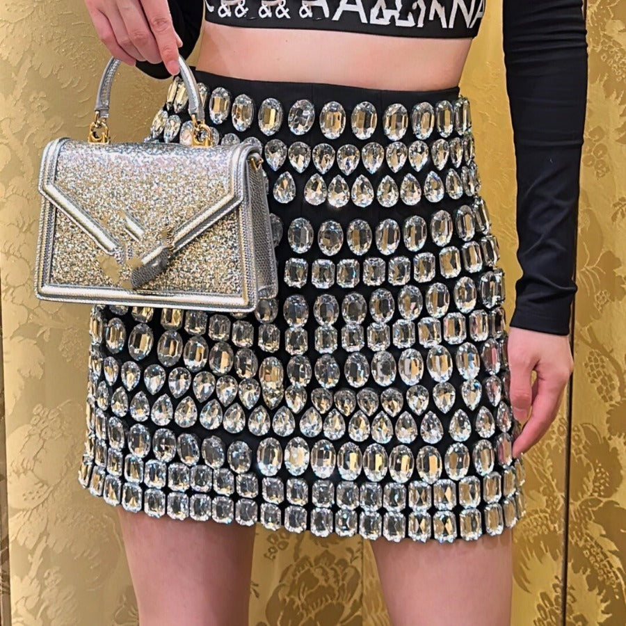 Statement Bandage Midi Skirt