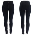 High Waist Hip Lift Slim Breasted New Jeans Stretch Skinny Trousers For Women