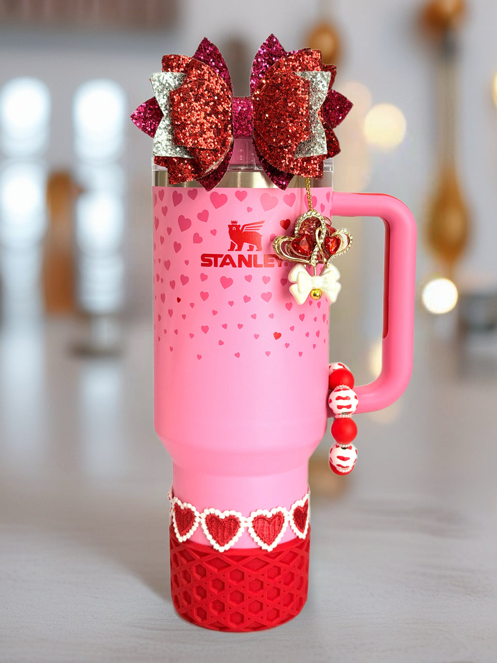 Queen of Hearts Charm - Tumbler Handle Charm