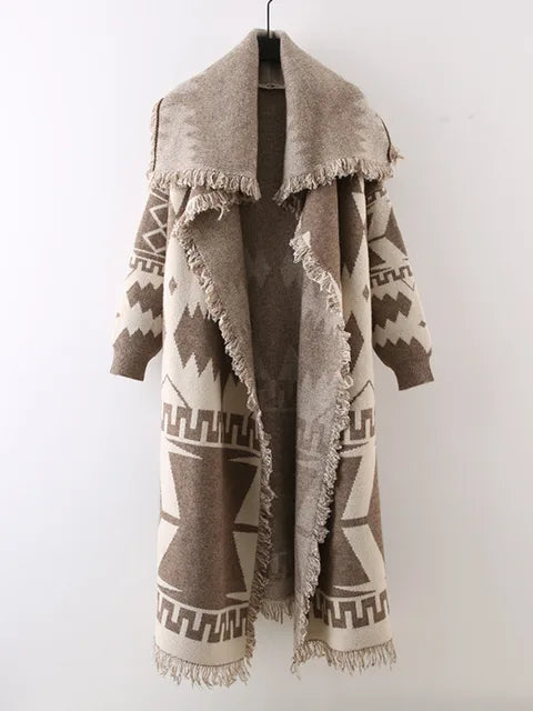 Tassel Knit Cardigan Jacket