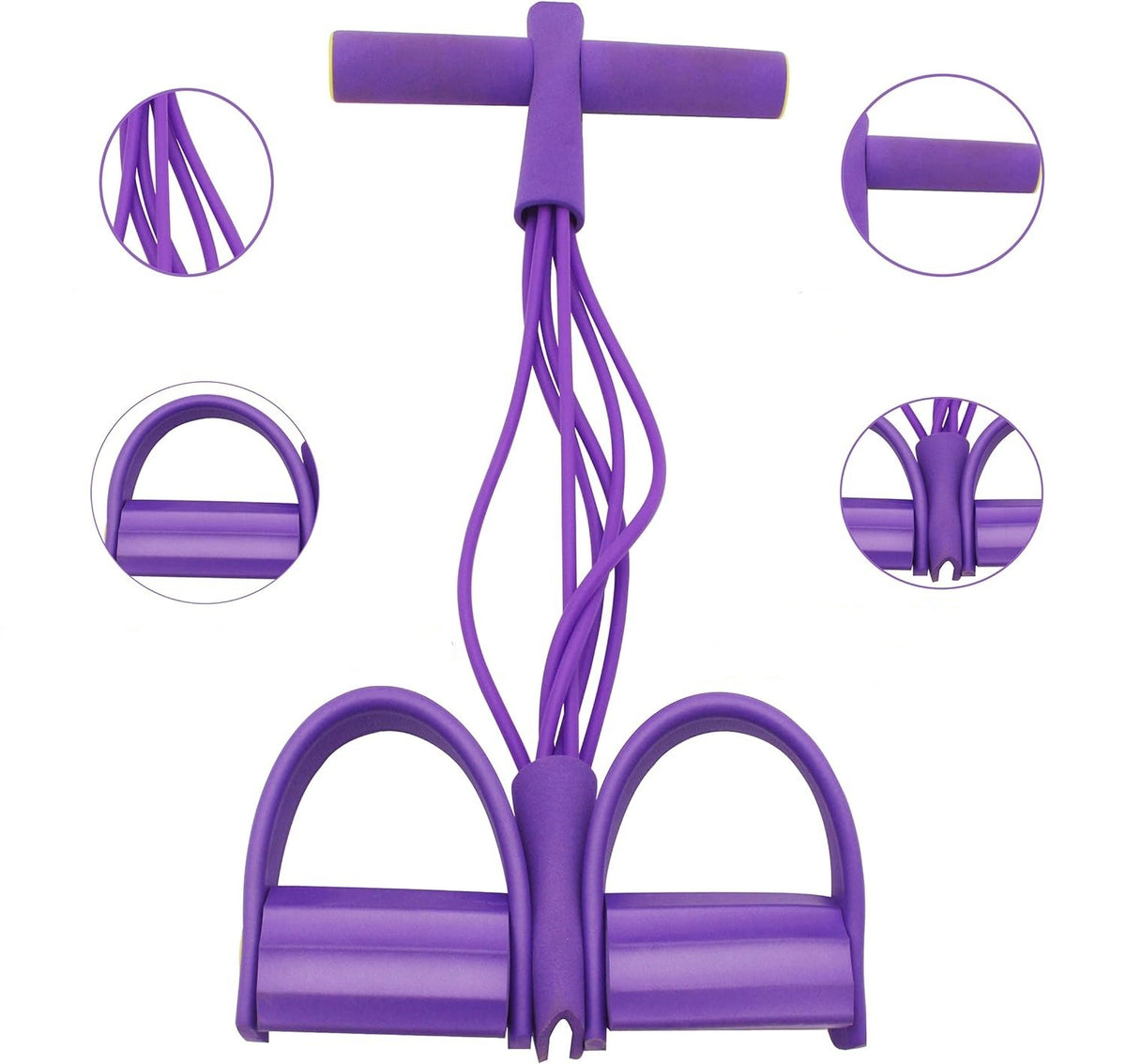 Six-Tube Resistance Pedal Trainer