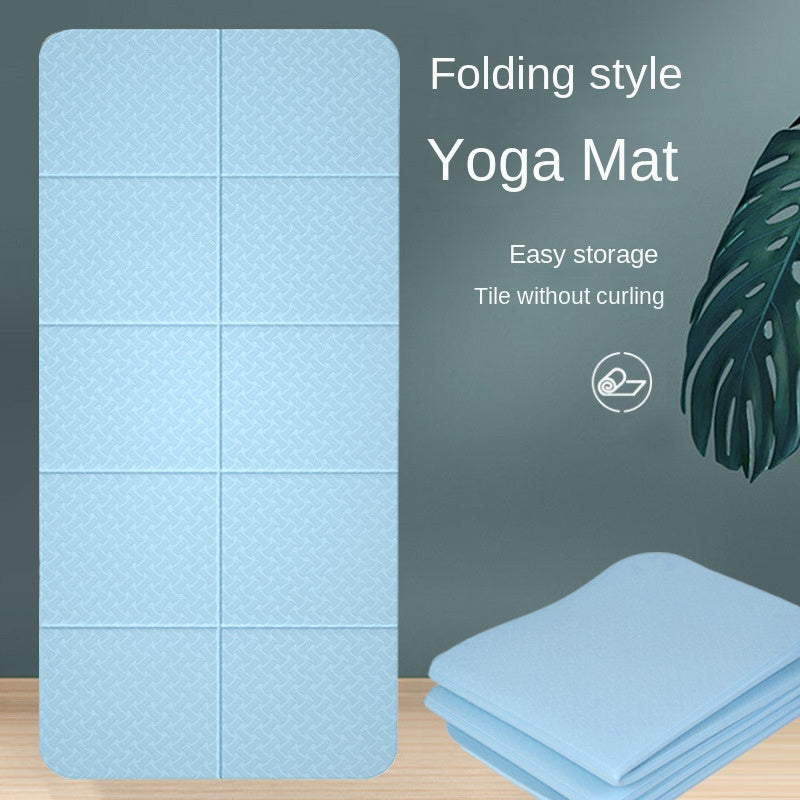 Foldable TPE Yoga Mat
