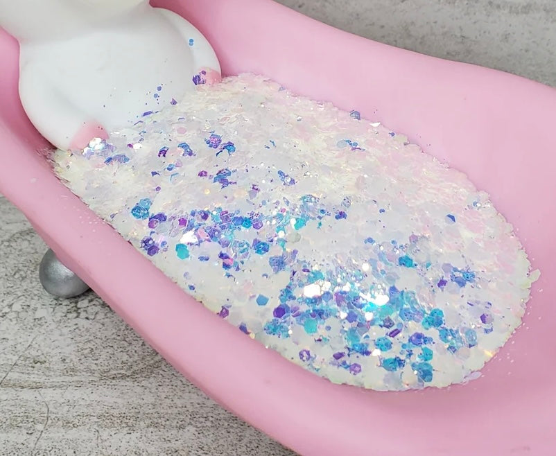Unicorn Rave Ice Blue — Chunky Iridescent Glitter