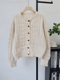 Relaxed Cable Knit Sweater