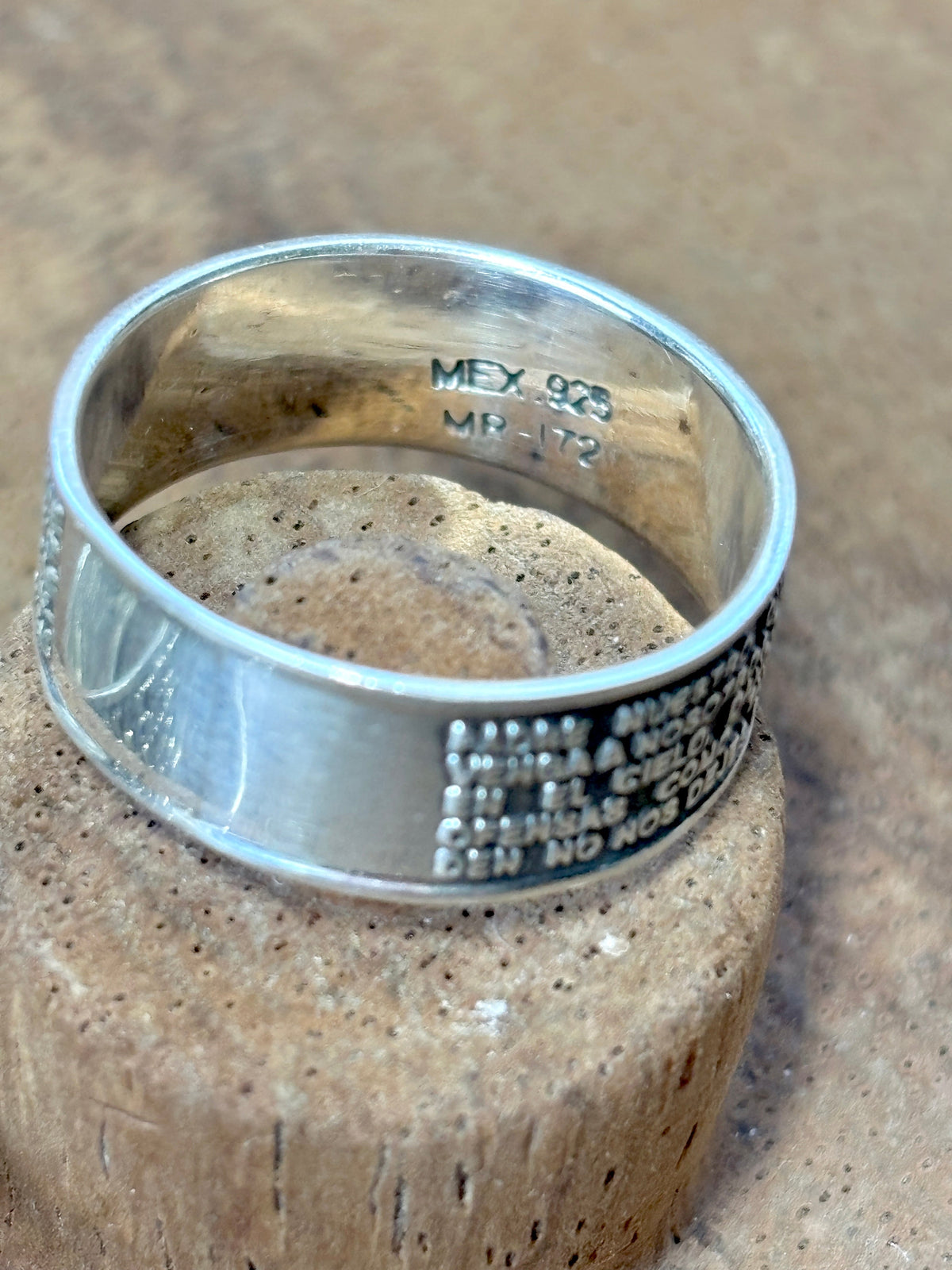 El Padre Nuestro Ring — Sterling Silver 925