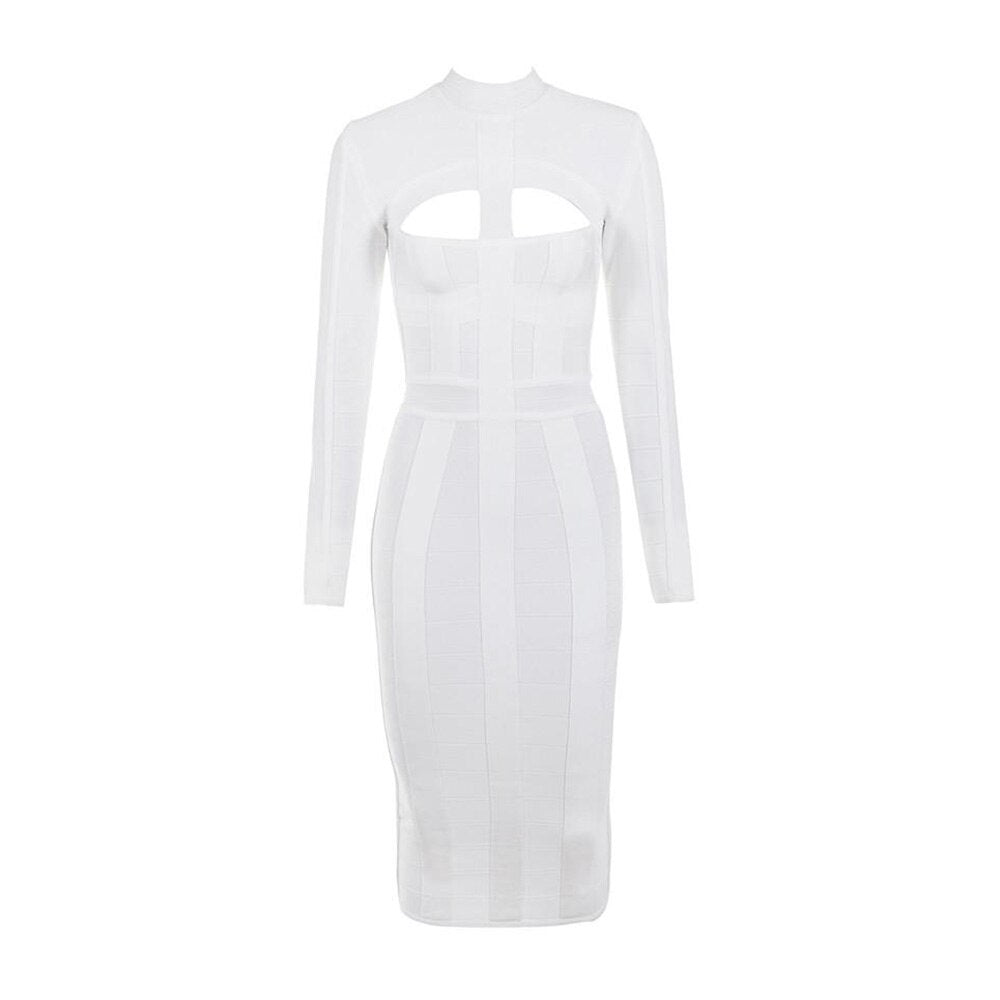 Women Bodycon Bandage Dress |  Long Sleeve
