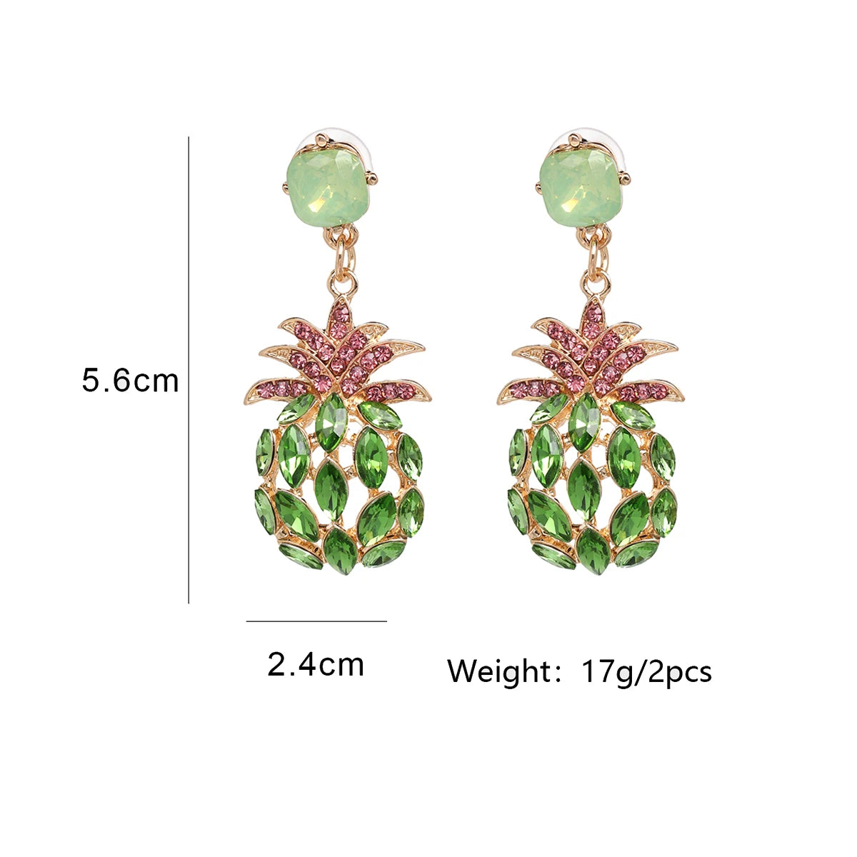 Crystal Drop Statement Earrings