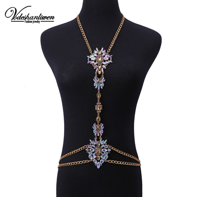 Crystal Statement Body Chain