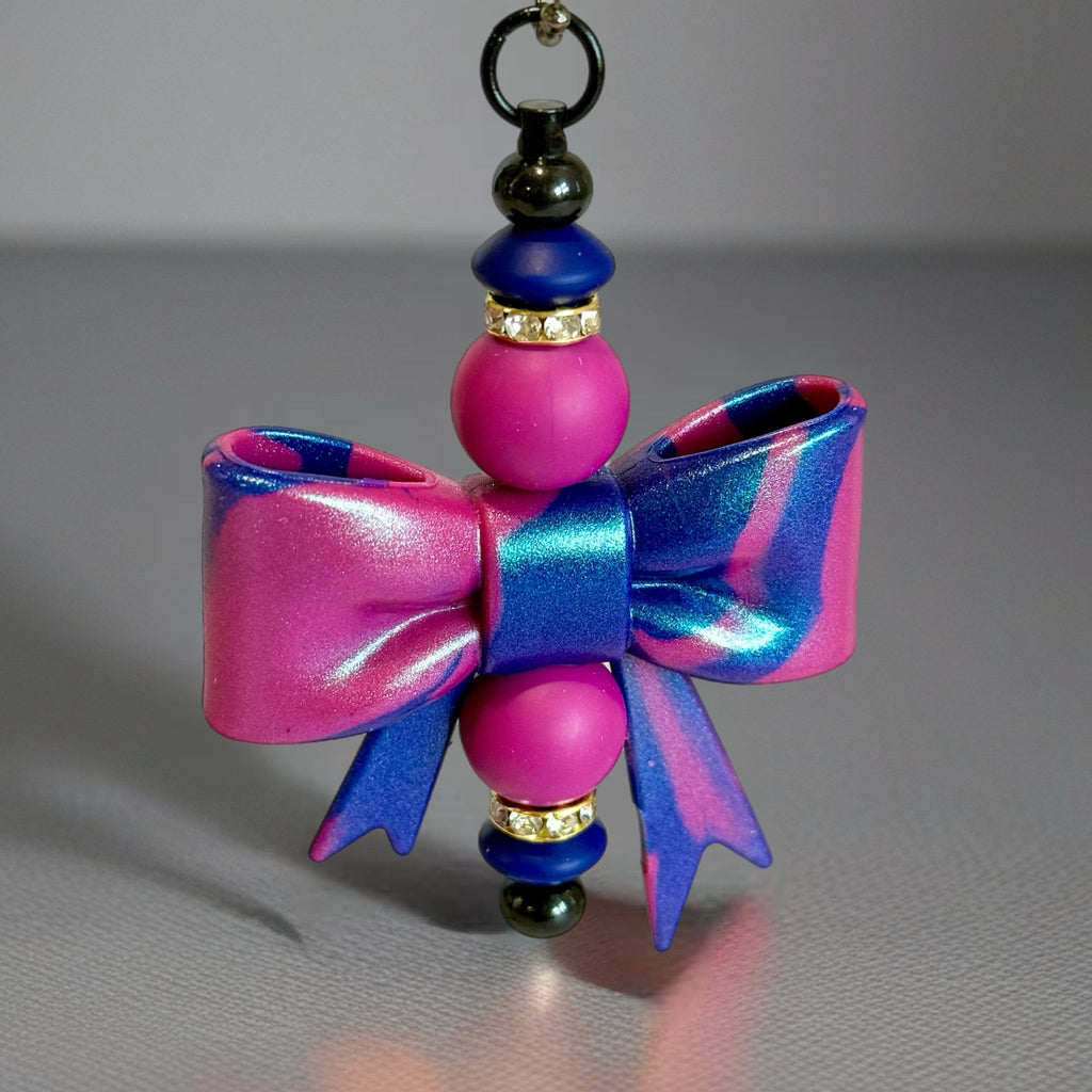 Berry Truffle 3D Bow Charm - Tumbler Handle Charm