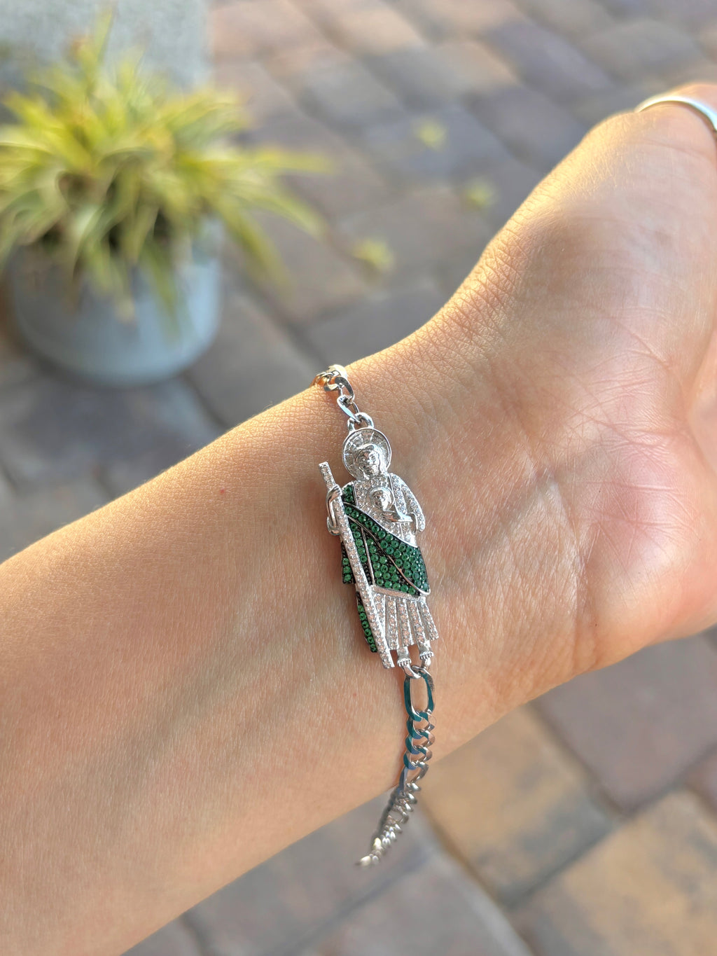 Saint Jude Bracelet — Sterling Silver 925