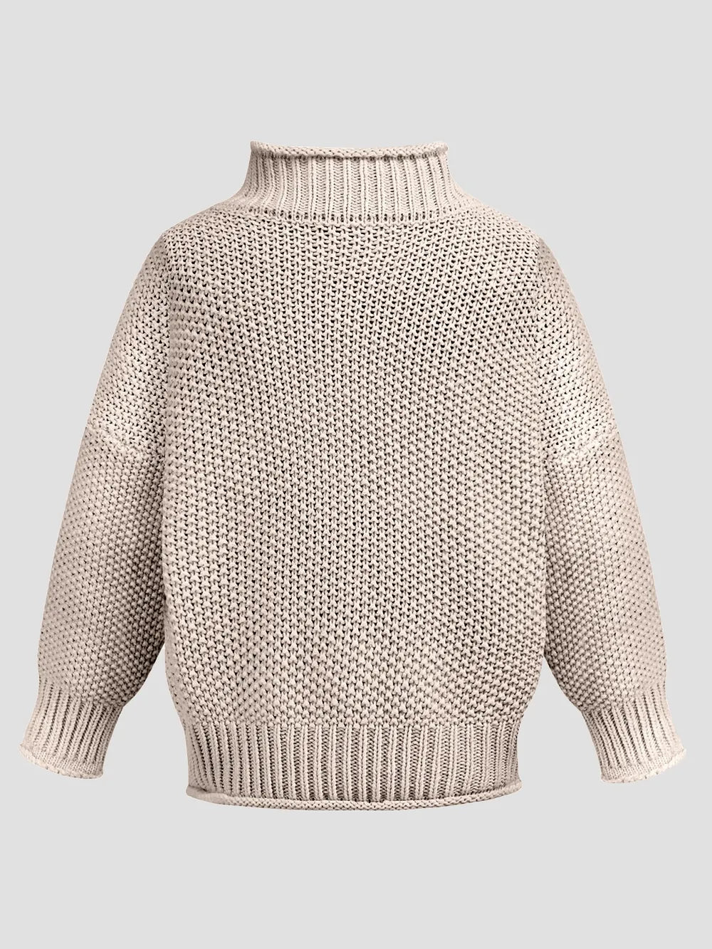Classic Turtleneck Long-Sleeve Sweater