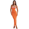 Lace lace strapless fashion suspender vacation style dress for women