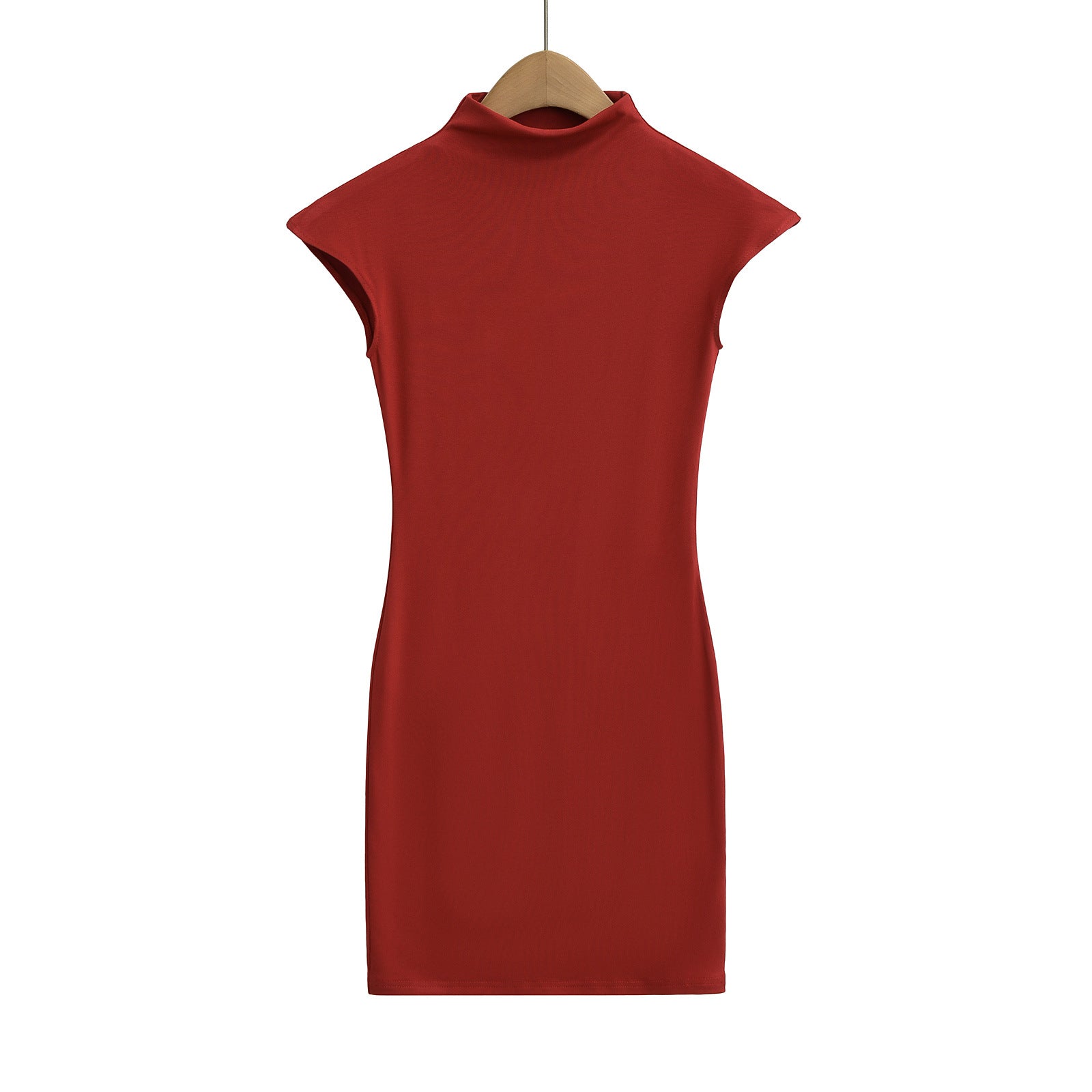 Elastic Fitted Short Sleeve Bodycon Mini Dress