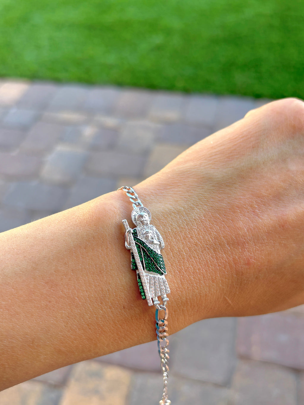 Saint Jude Bracelet — Sterling Silver 925