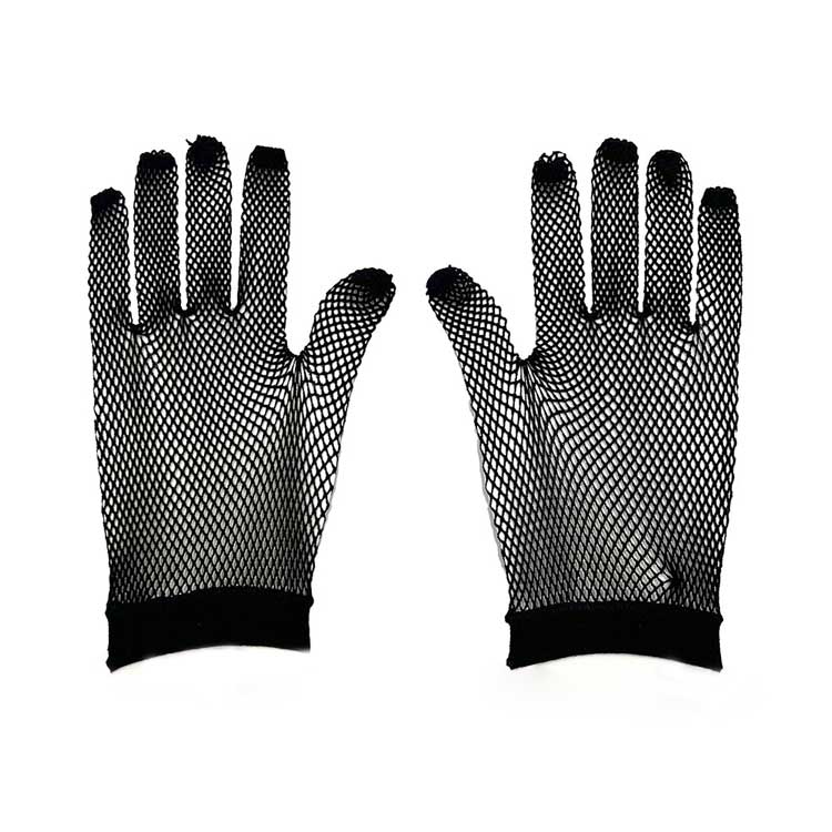 Fishnet Wedding Gloves
