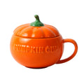 Pumpkin Ceramic Mug with Lid