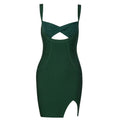 Emerald Strapless Bandage Mini Dress