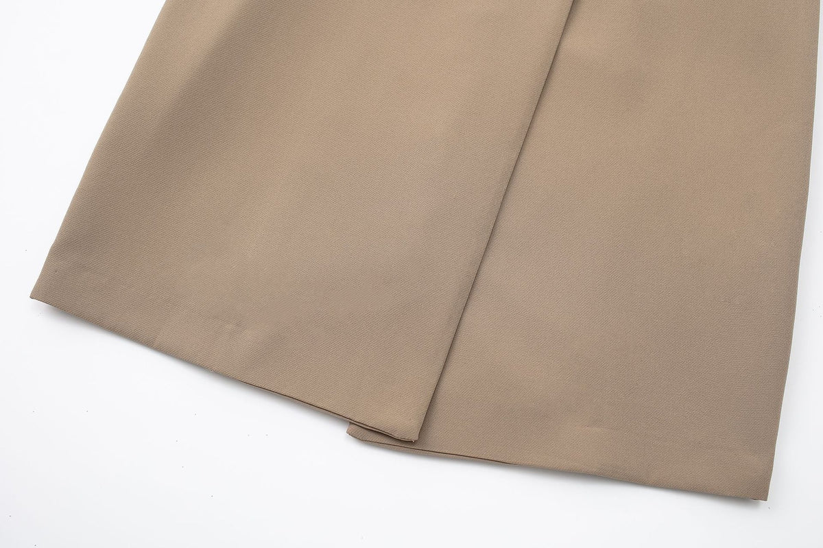 Belted Double-Breasted Trench Dress