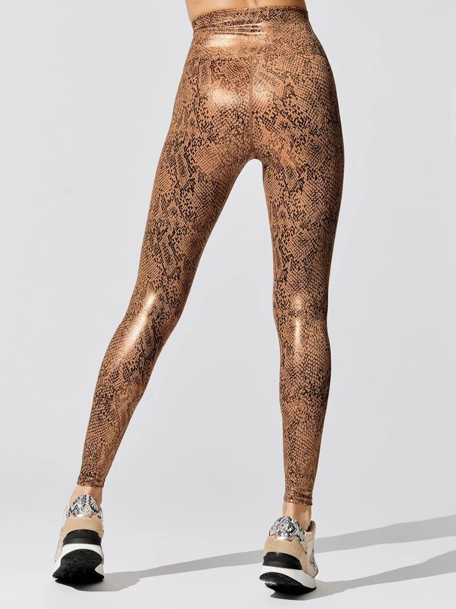Shiny High-Waist Yoga Set