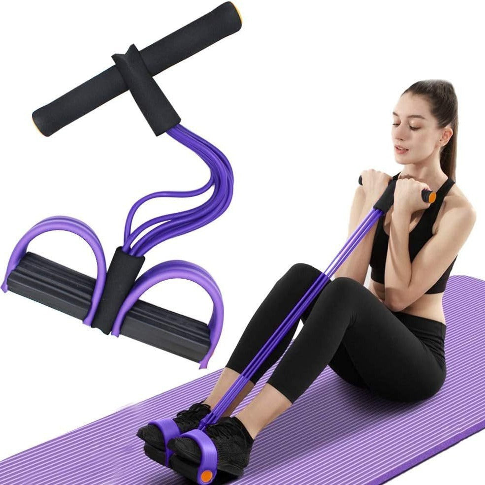 Six-Tube Resistance Pedal Trainer