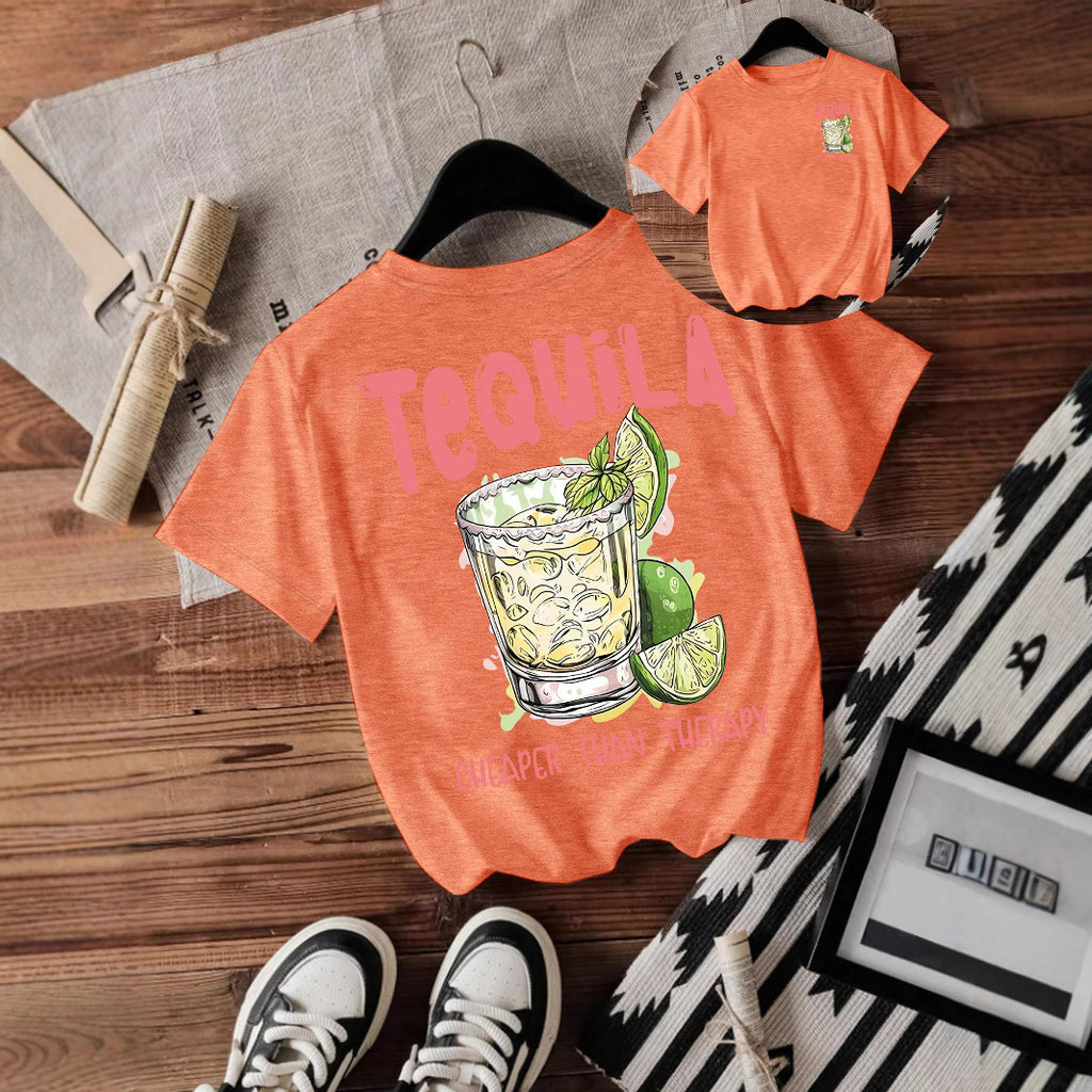 Tequila Graphic Short-Sleeve Top