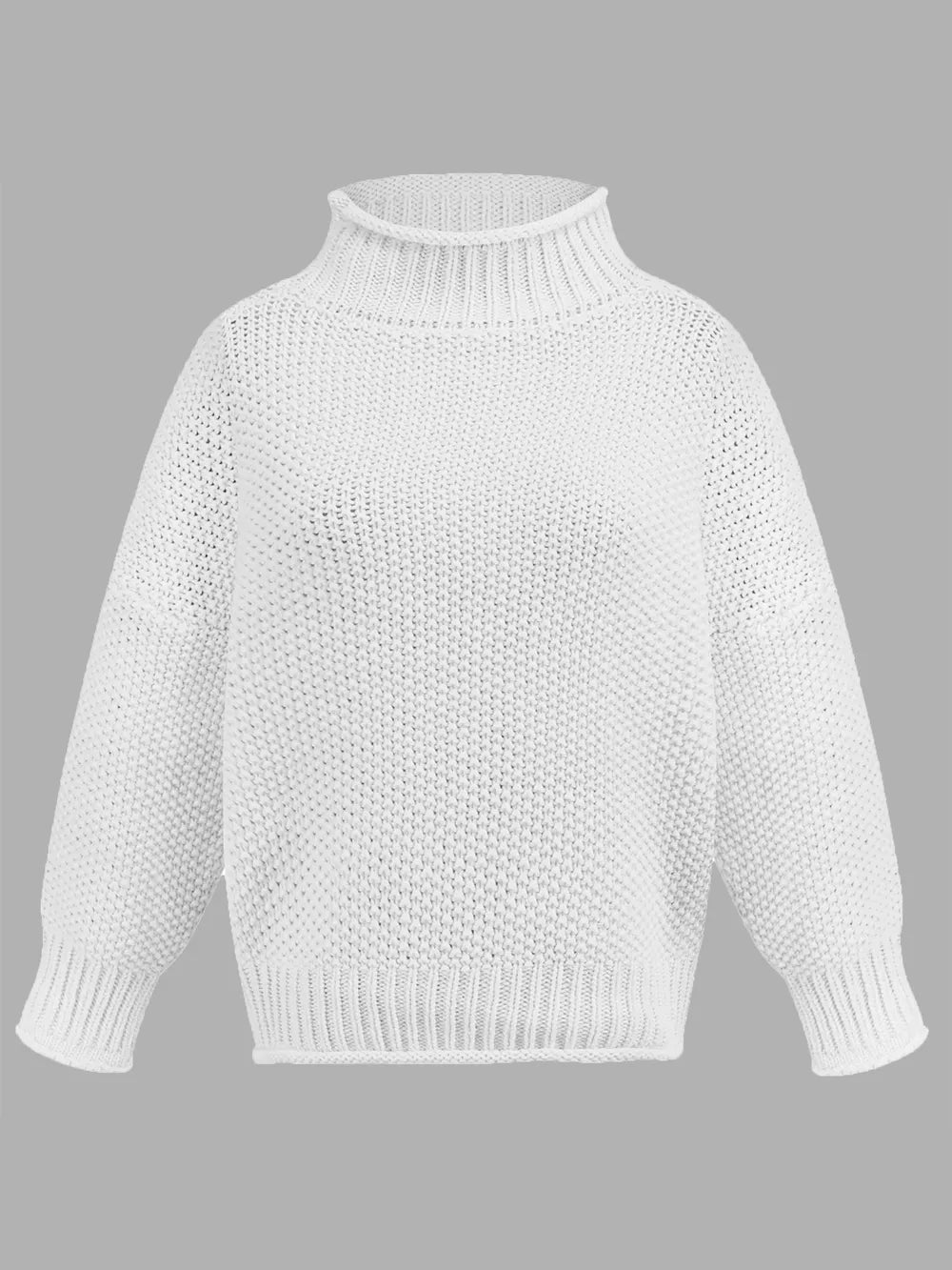Classic Turtleneck Long-Sleeve Sweater