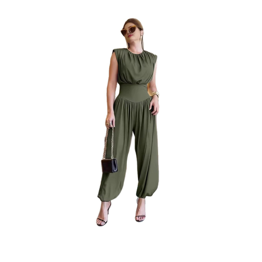 Printed Wide-Leg Jumpsuit