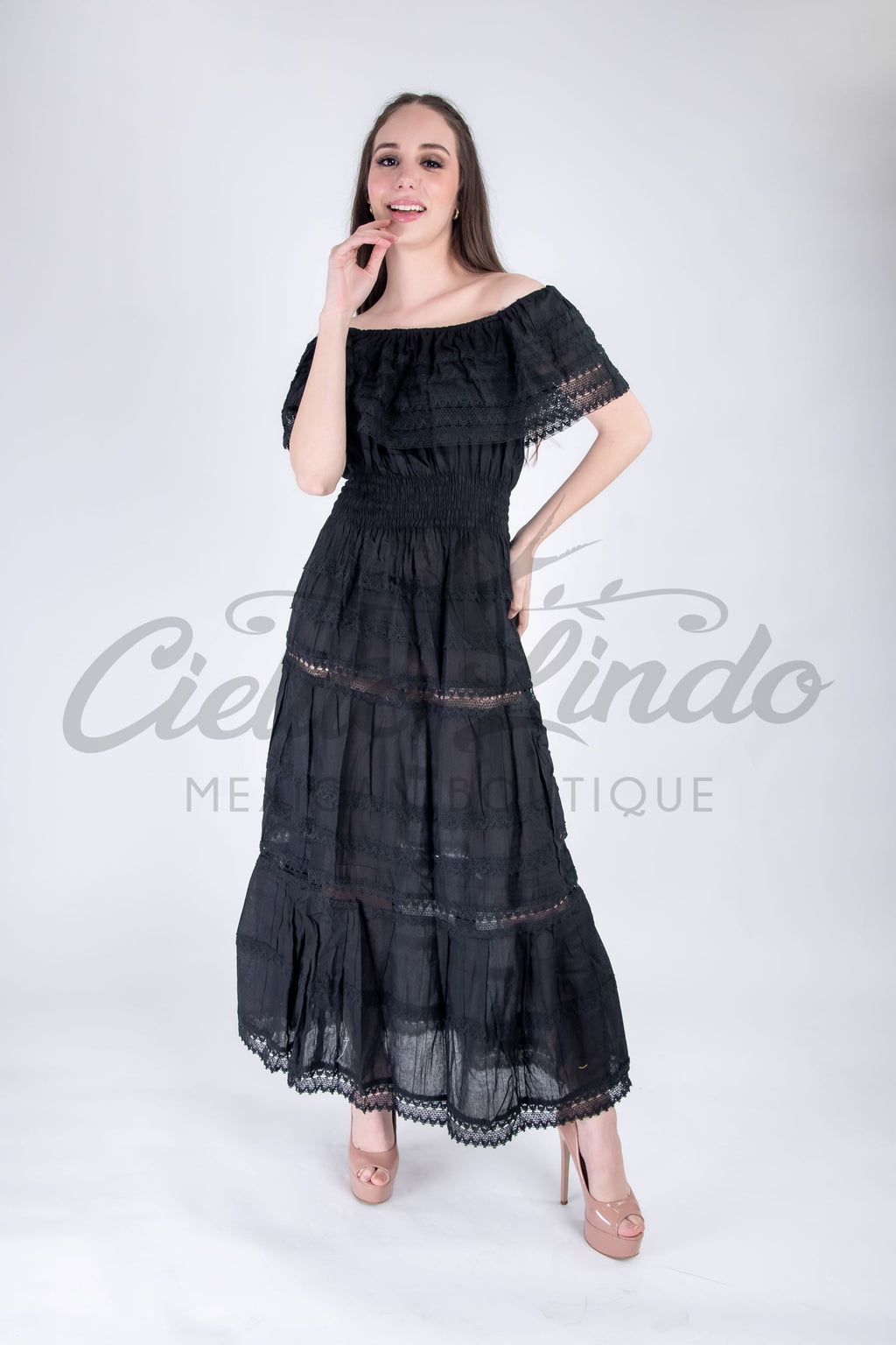 Adalia Maxi Dress Black