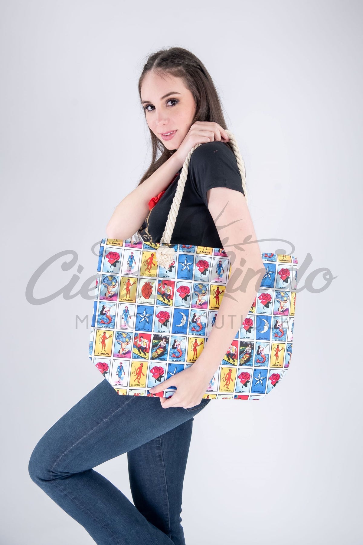 Lotería Canvas Tote Bag — Extra Large