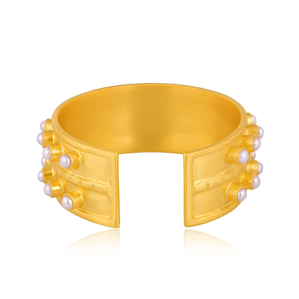Ray of Light Cuff - Pearl