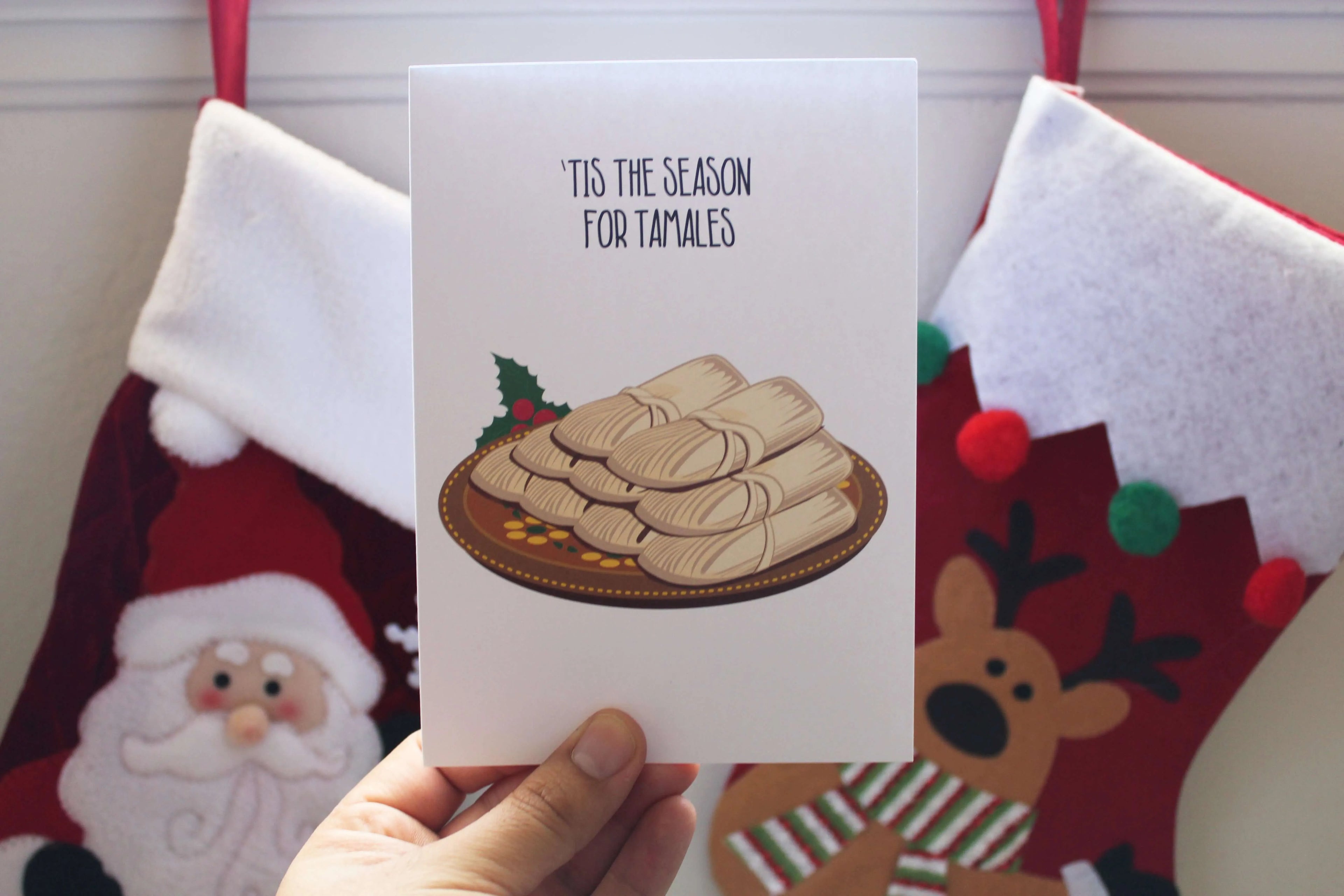 Tamales Christmas Card