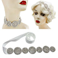 Deco Ring Organza Belt Choker Headband
