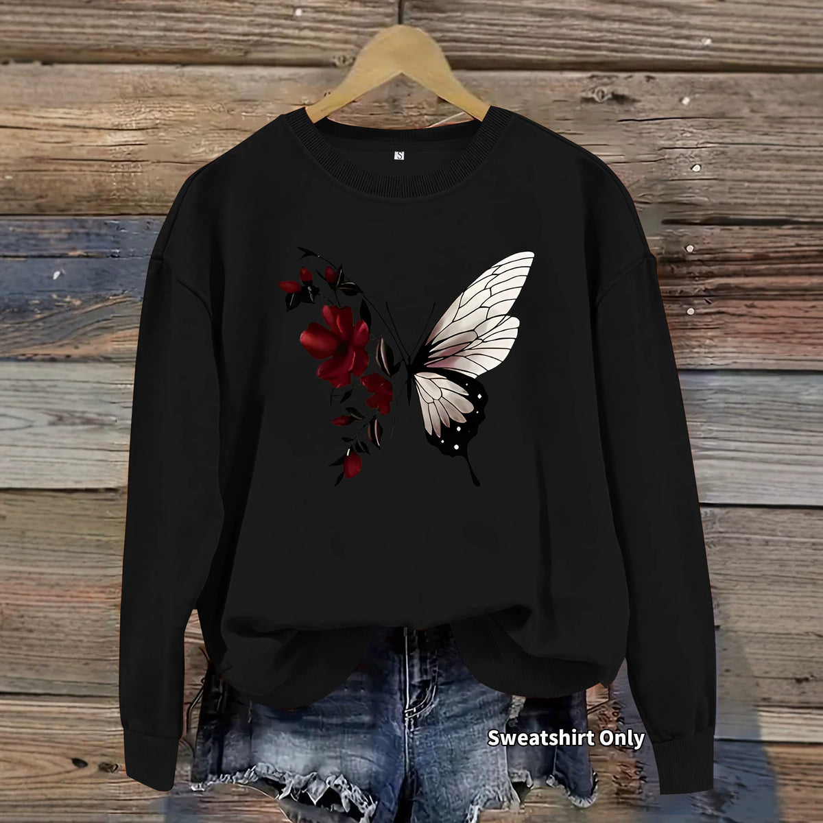 Long sleeved shirt with fleece hoodie