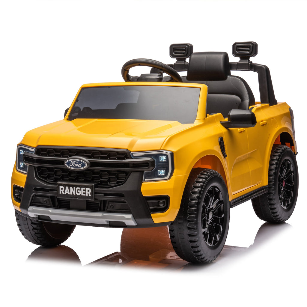 12V Licensed Ford Ranger Kids' Ride-On Truck with Remote