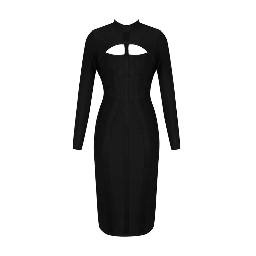 Women Bodycon Bandage Dress |  Long Sleeve