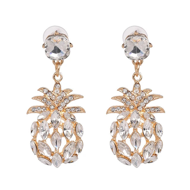 Crystal Drop Statement Earrings
