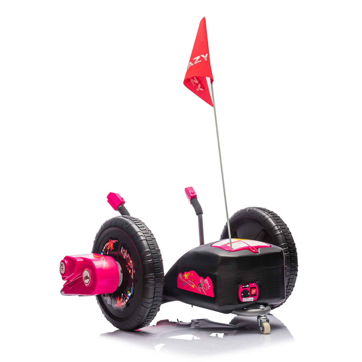 12V Kids' Electric Spin Ride-On Toy | Pink