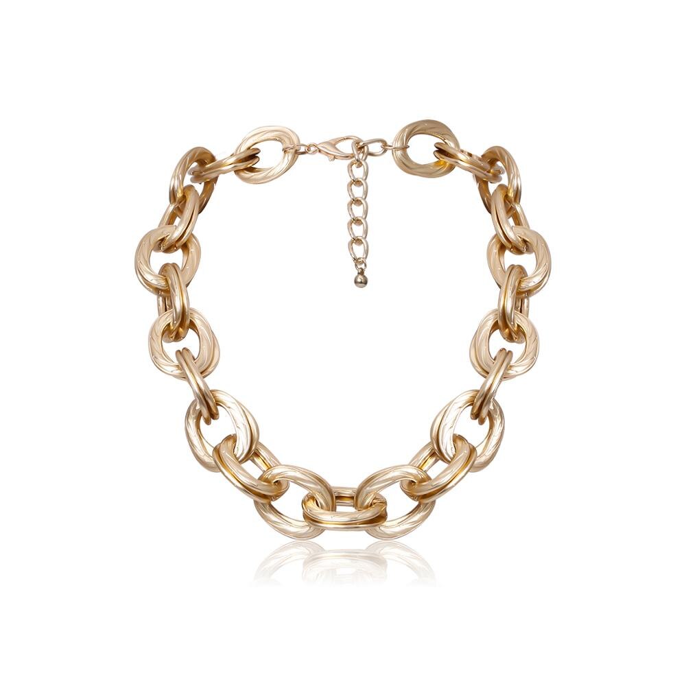 Chunky Curb Chain Choker Necklace