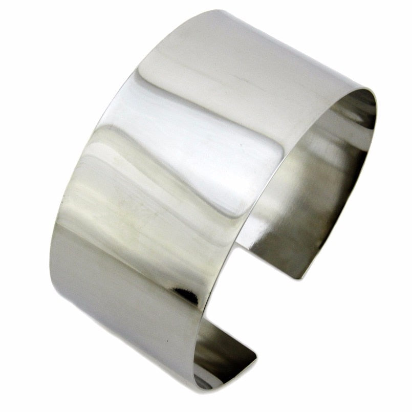 Wide Metal Torque Choker Necklace