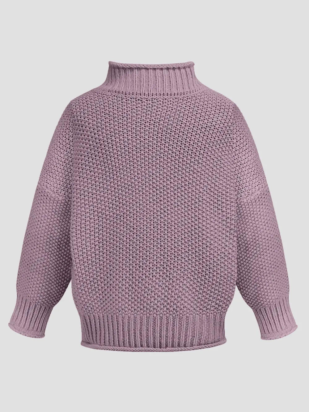 Classic Turtleneck Long-Sleeve Sweater