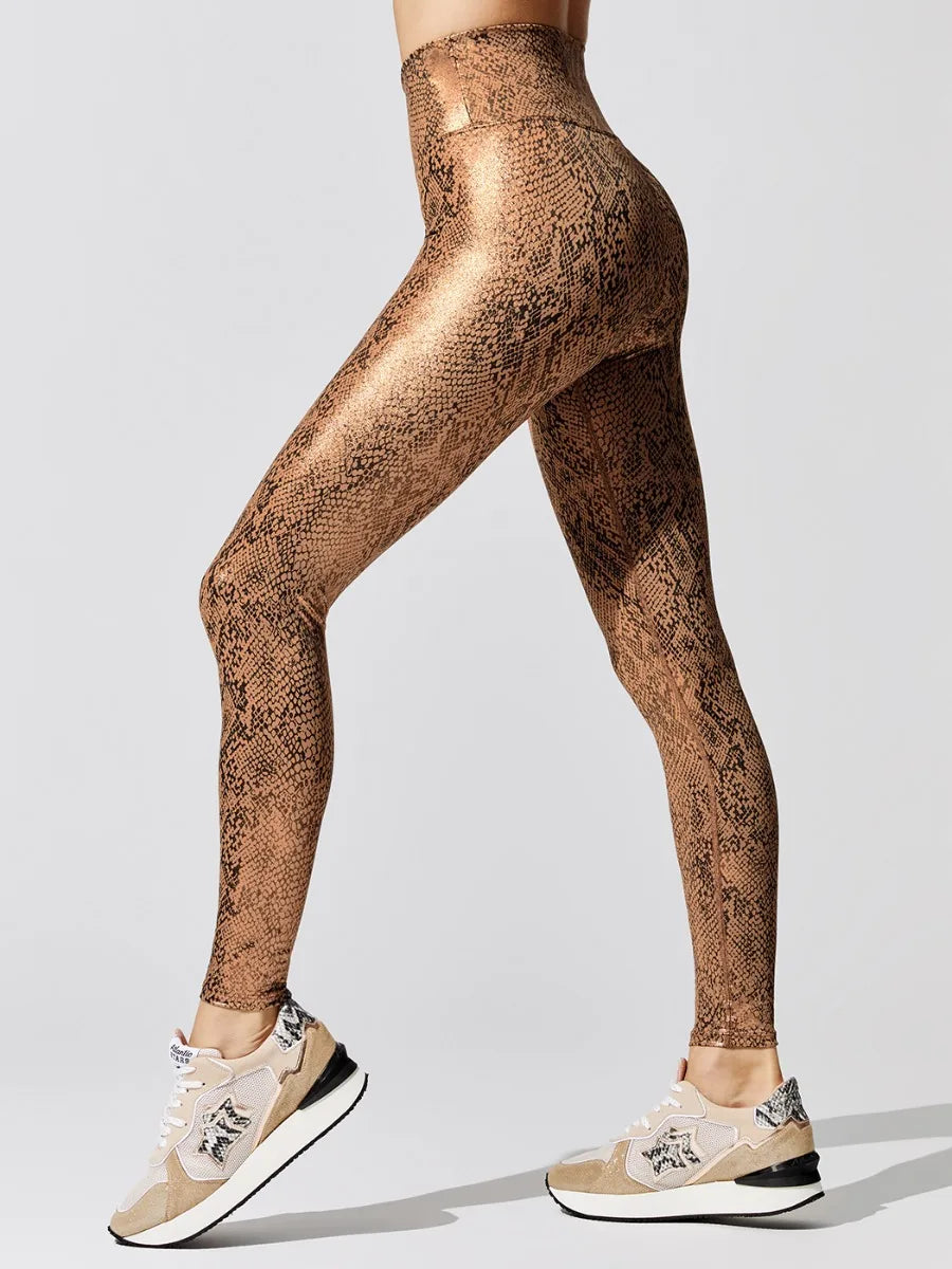 Shiny High-Waist Yoga Set