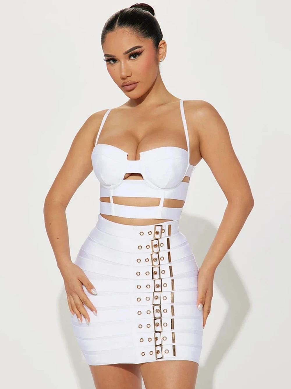 Bandage Camisole & Skirt Set