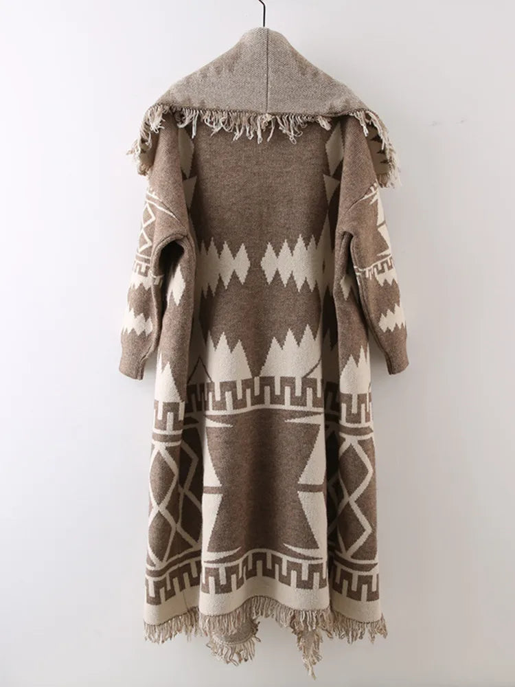Tassel Knit Cardigan Jacket