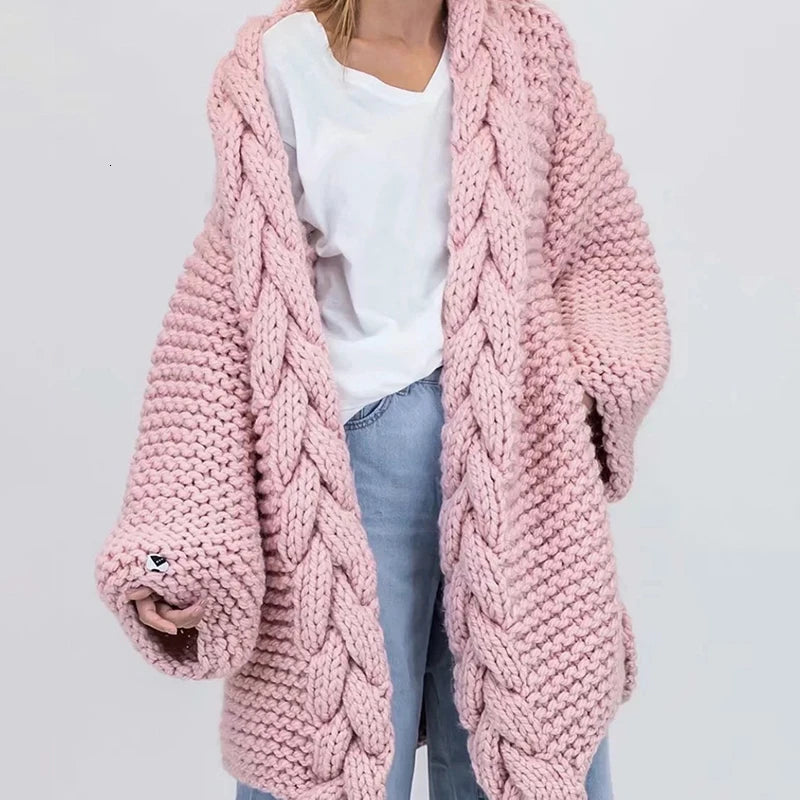 Women Autumn Fashion White Knitted Sweater with Korean Tassel for Women V Neck Lantern Long Sleeve Loose Cardigans