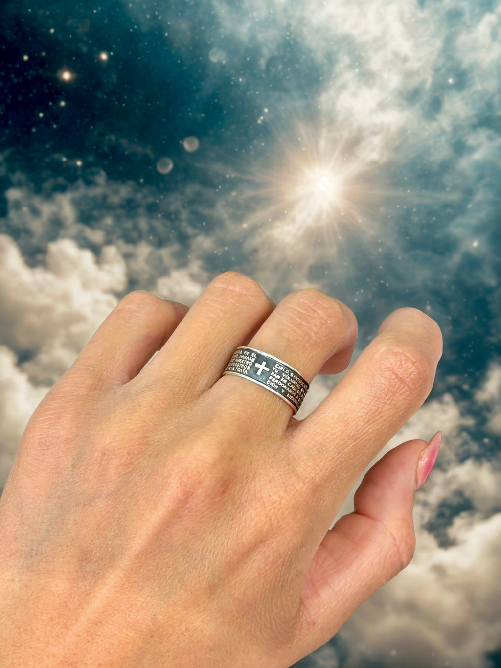 El Padre Nuestro Ring — Sterling Silver 925