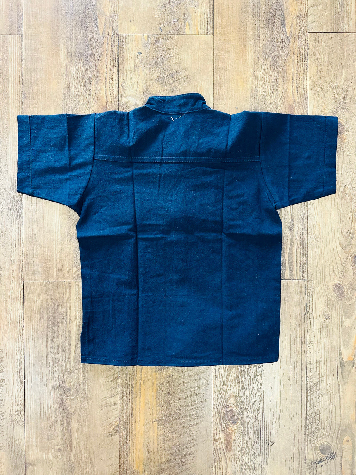 Boys Guayabera Maya Navy