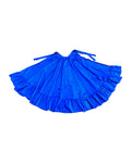 Royal Blue Folklórico Skirt — Solid Color